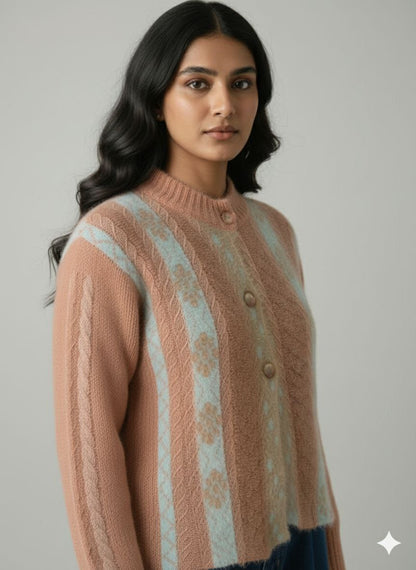 Women Soft Hair Wool Sweater