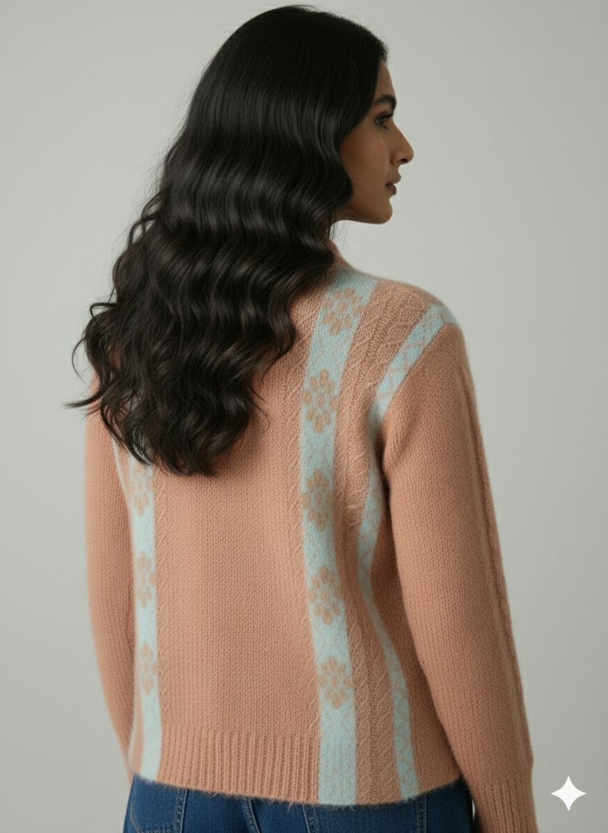 Women Soft Hair Wool Sweater