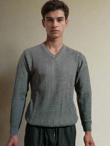 Men's V Neck Sweater