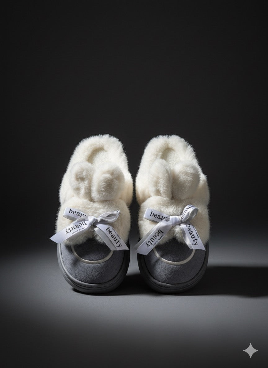 Faux Fur Bootie Slippers