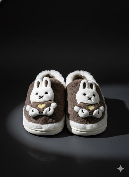 Fuzzy Sunny Slippers For Women