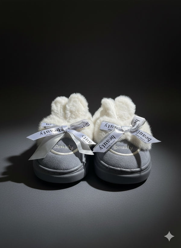 Faux Fur Bootie Slippers