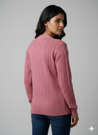 Women Soft Wool Sweater