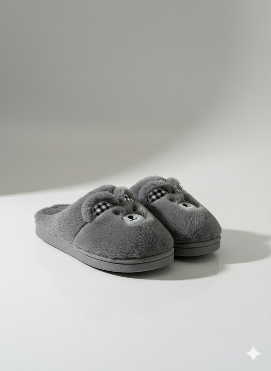 Fuzzy Slip-on House Shoes