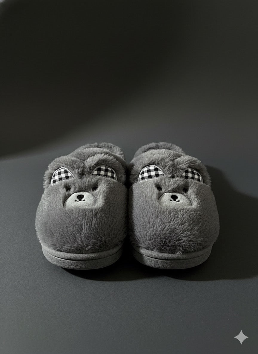 Fuzzy Slip-on House Shoes