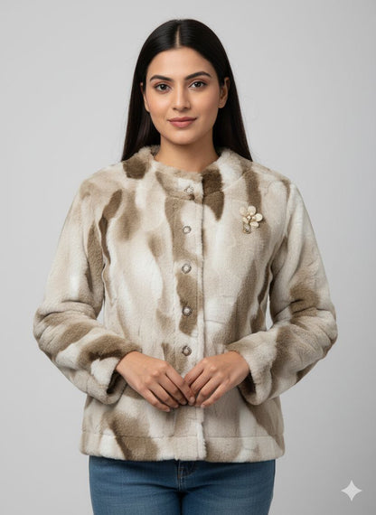 Women Full Sleeves, Hair Wool sweater