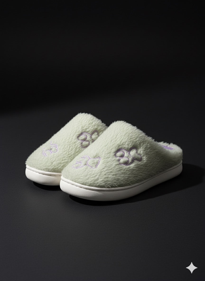 Skin Friendly Faux Fur Slipper