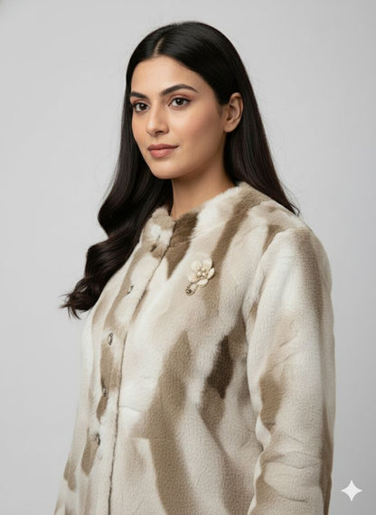 Women Full Sleeves, Hair Wool sweater