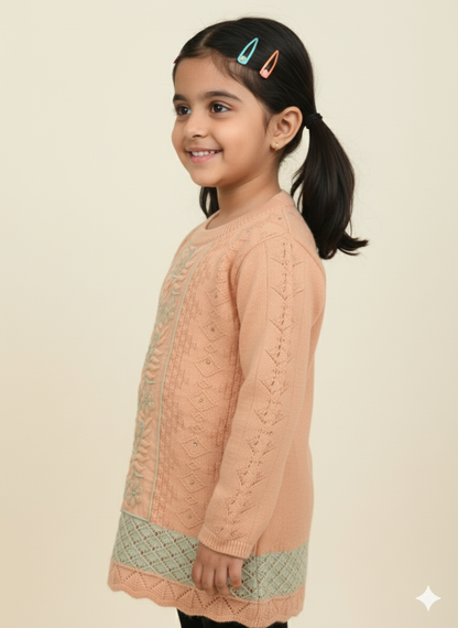 Floral Embroidery For Girl