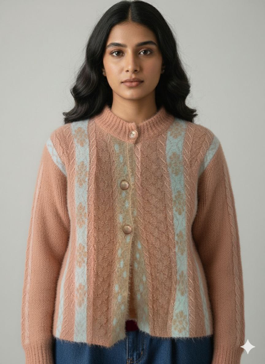 Women Soft Hair Wool Sweater