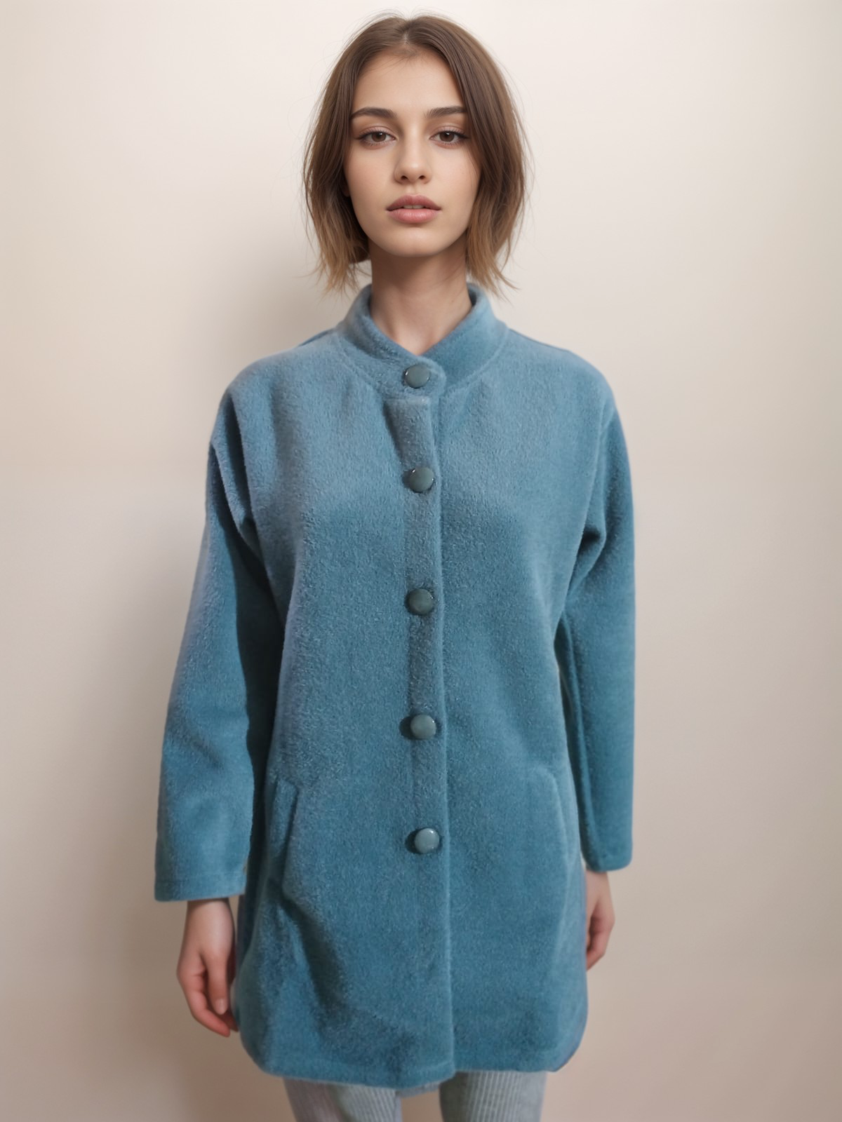 Womens Soft Overcoat